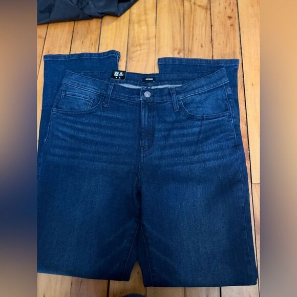 Express Bootcut Dark Wash Jeans Size 16 NWT - Picture 4 of 4